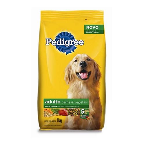 Ração Pedigree Adulto Carne e Vegetais - 1kg